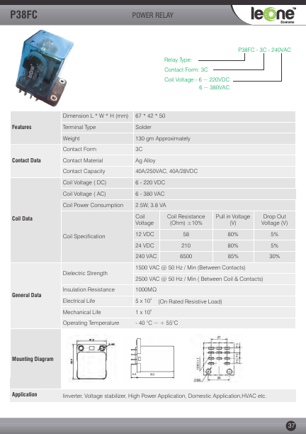 P38FC-3C-24VDC