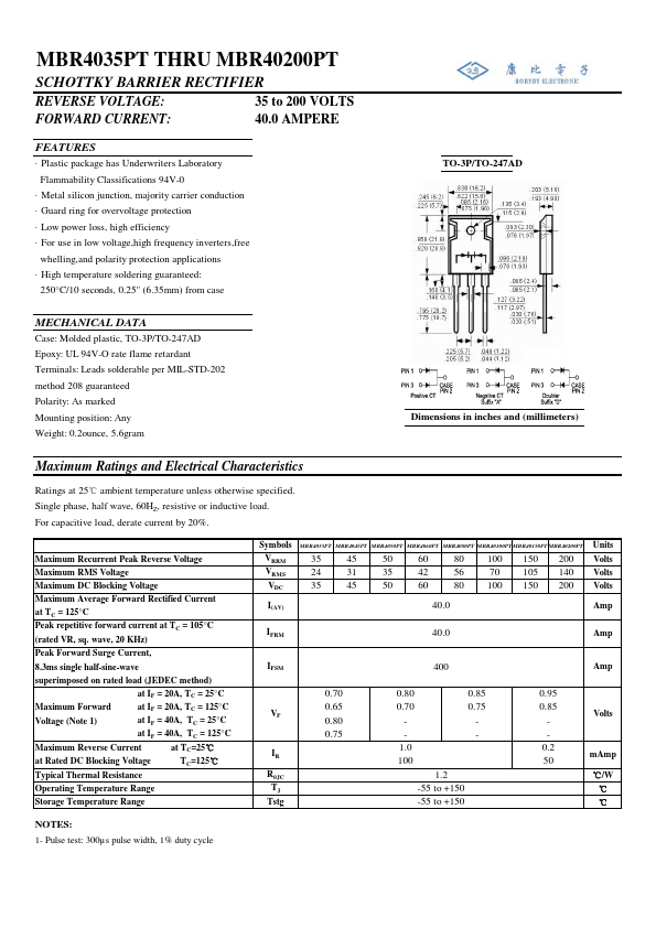 MBR4035PT