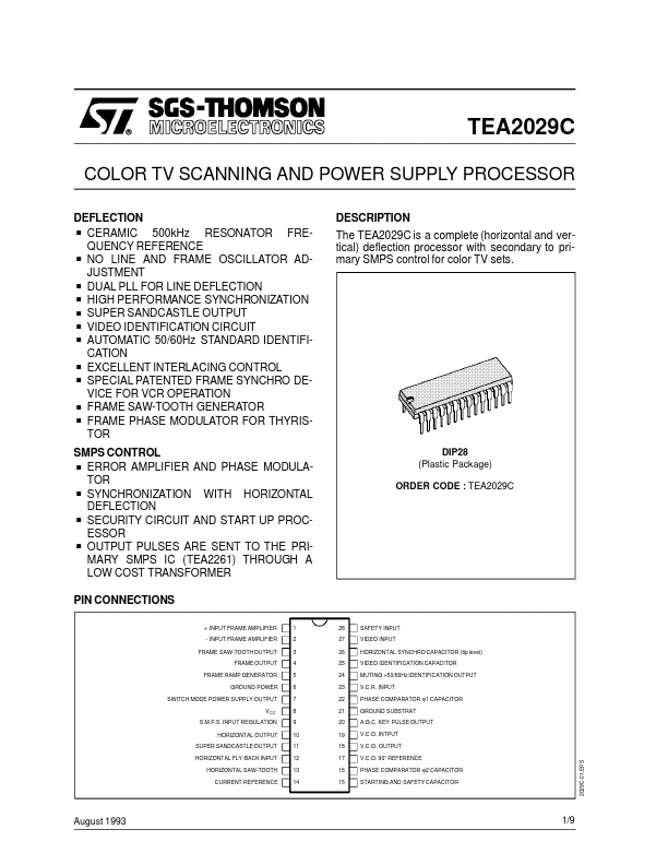 TEA2029C ST Microelectronics