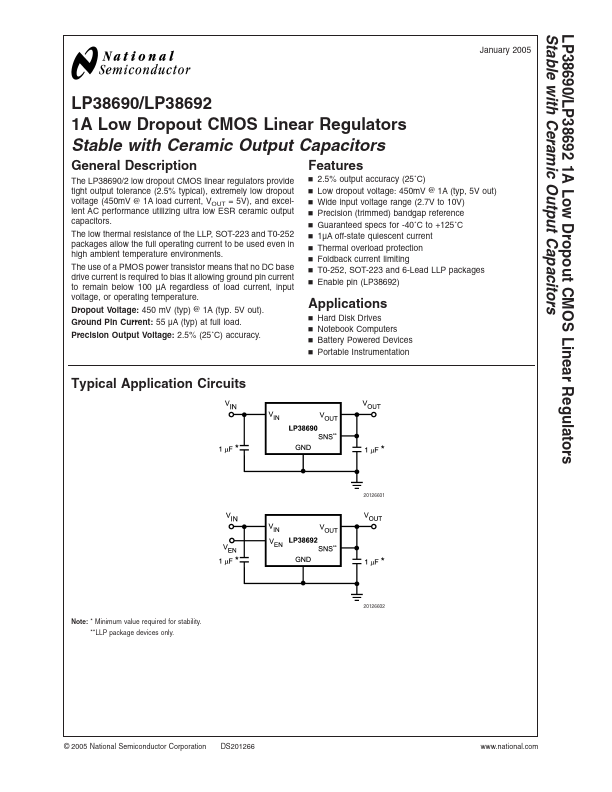 LP38690 National Semiconductor