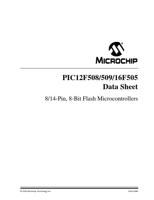 16F505 Microchip