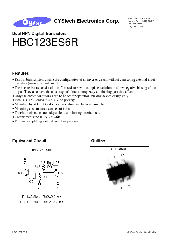 HBC123ES6R