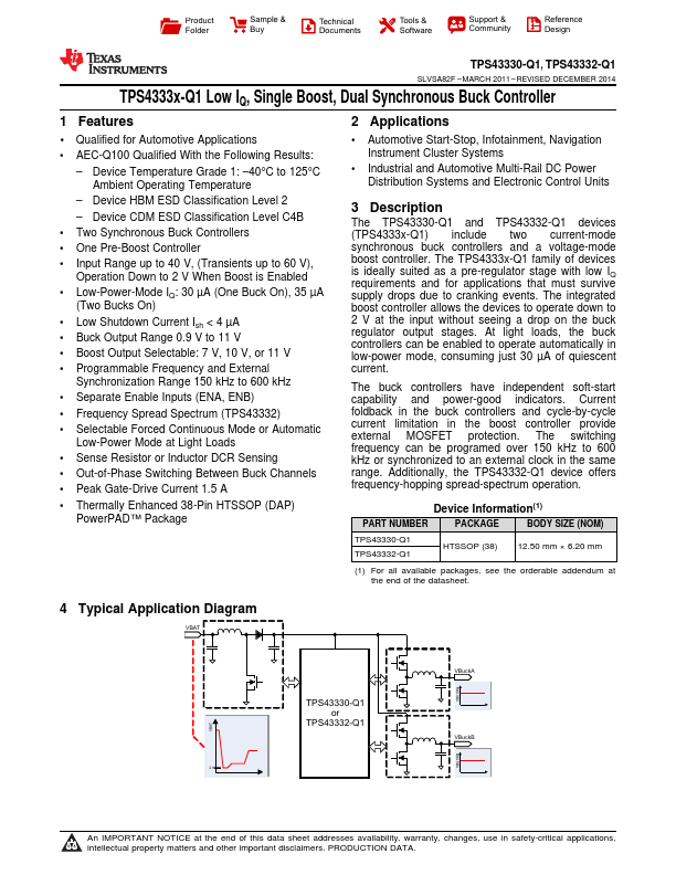 <?=TPS43332-Q1?> डेटा पत्रक पीडीएफ