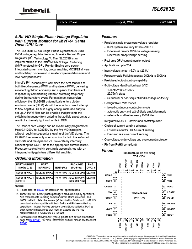 ISL6263B