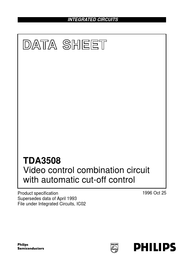 <?=TDA3508?> डेटा पत्रक पीडीएफ