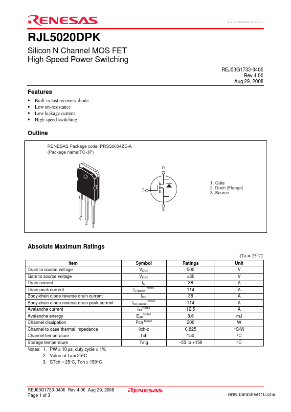 RJL5020DPK