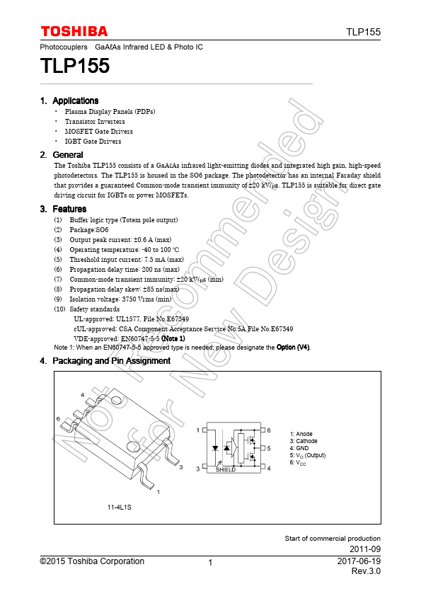 TLP155 Toshiba