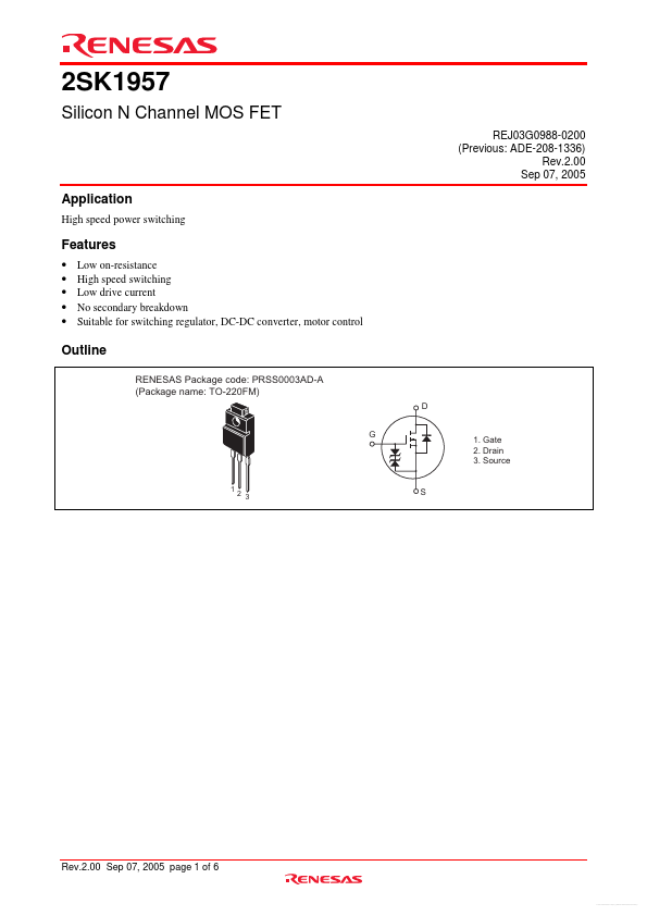 2SK1948 Renesas