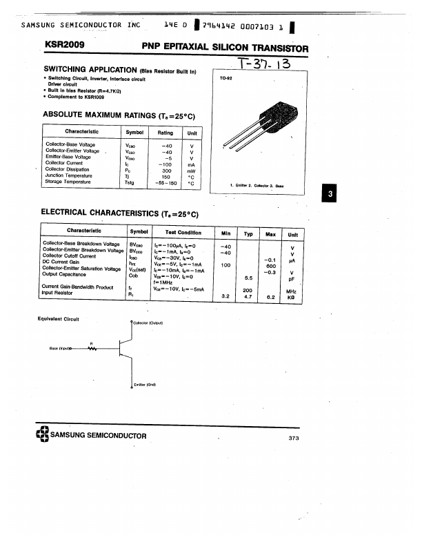 <?=KSR2009?> डेटा पत्रक पीडीएफ