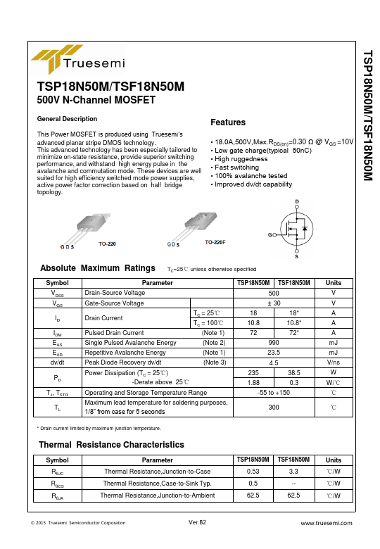 TSP18N50M