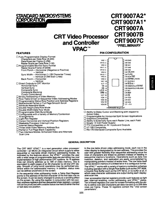 CRT9007B ETC