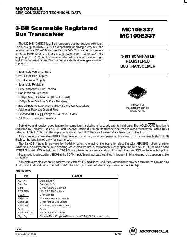 <?=MC100E337?> डेटा पत्रक पीडीएफ