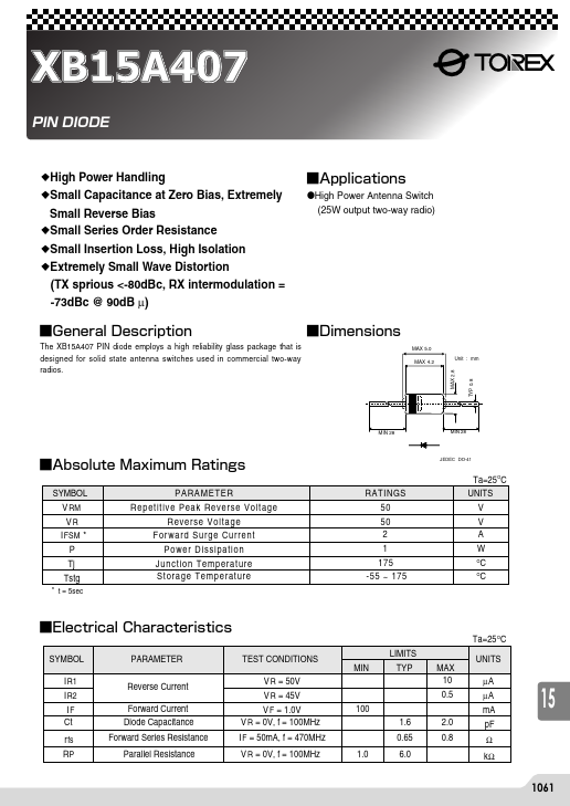 XB15A407