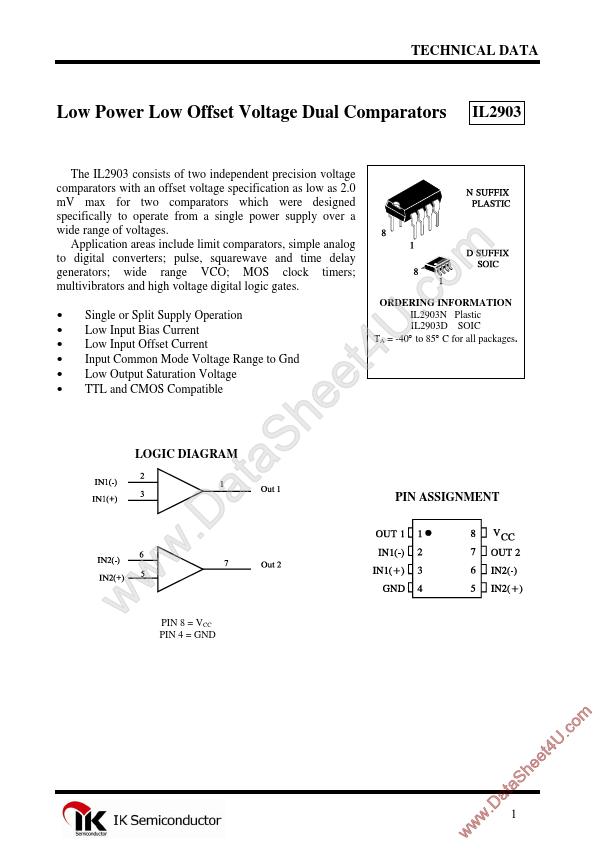 IL2903 IK Semiconductor