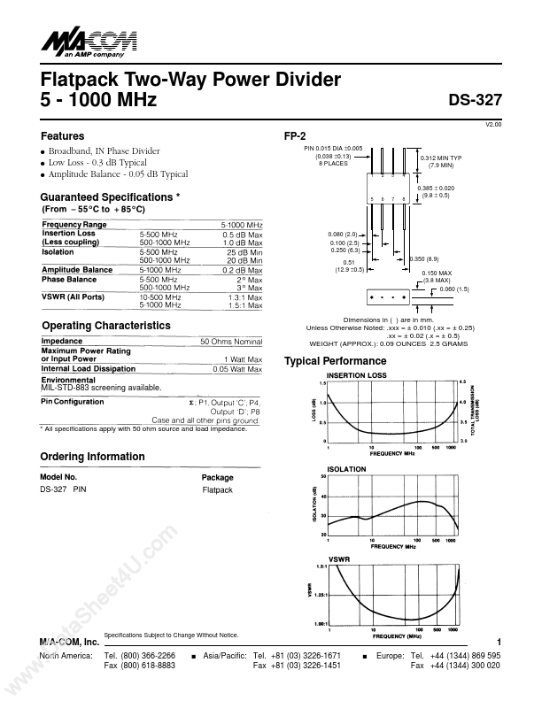 DS-327 Tyco Electronics