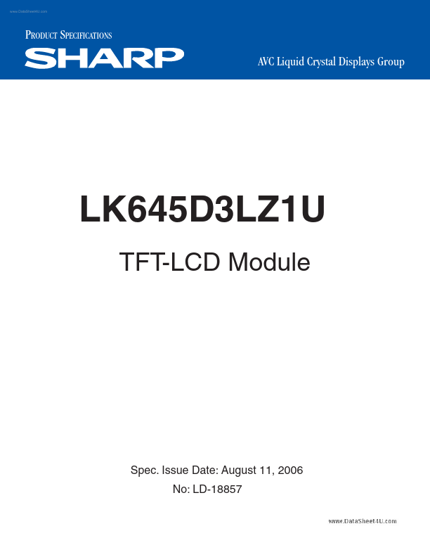 LK645D3LZ1U Sharp Microelectronics