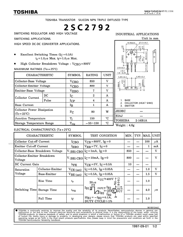 <?=C2792?> डेटा पत्रक पीडीएफ