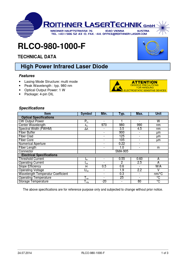 <?=RLCO-980-1000-F?> डेटा पत्रक पीडीएफ