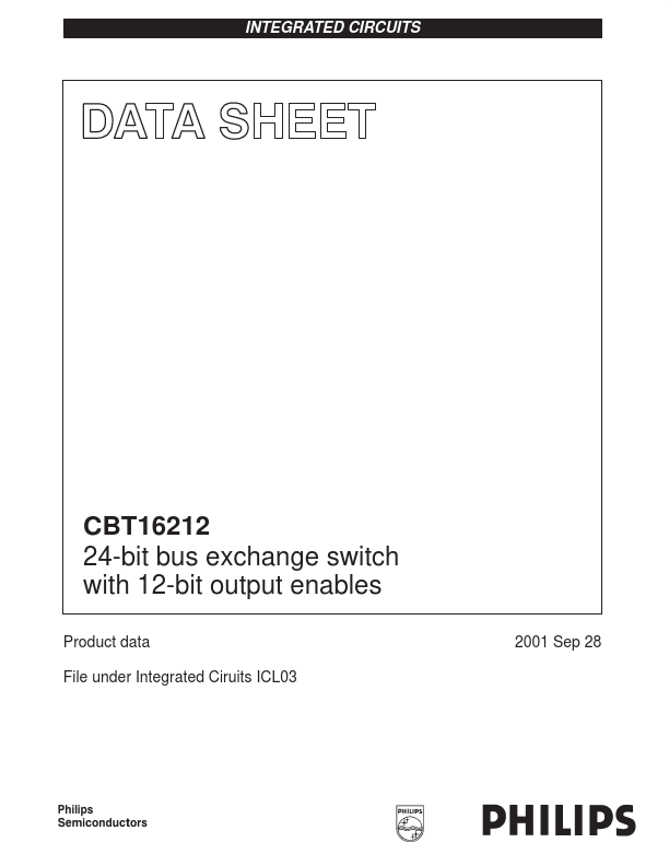 CBT16212 Integrated Circuit Systems