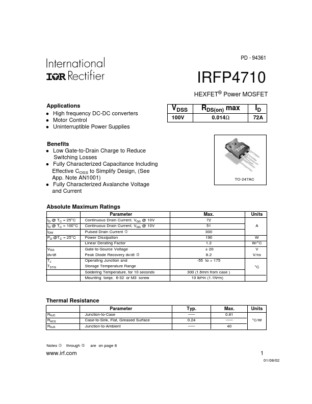 IRFP4710