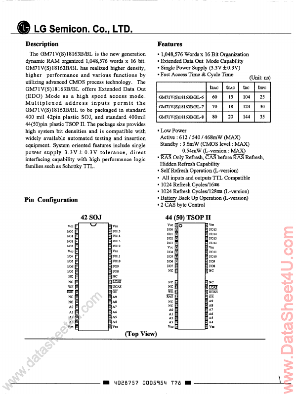 <?=GM71V18163B?> डेटा पत्रक पीडीएफ