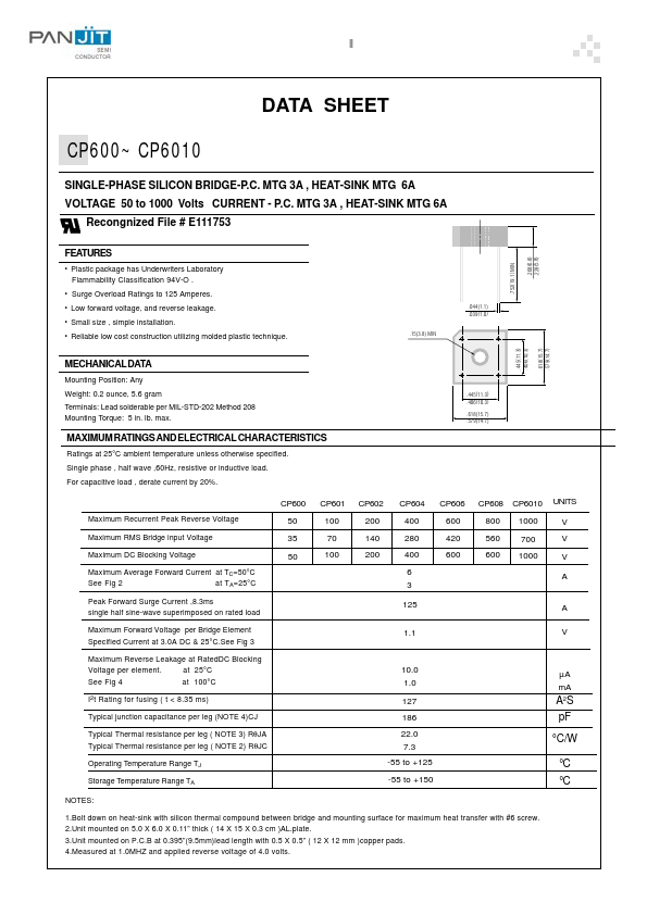 <?=CP6010?> डेटा पत्रक पीडीएफ