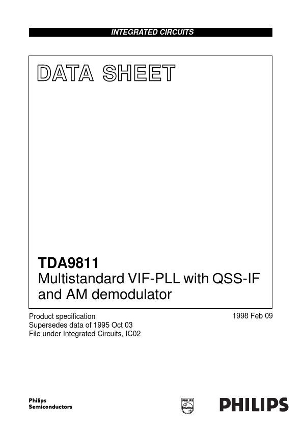 <?=TDA9811?> डेटा पत्रक पीडीएफ