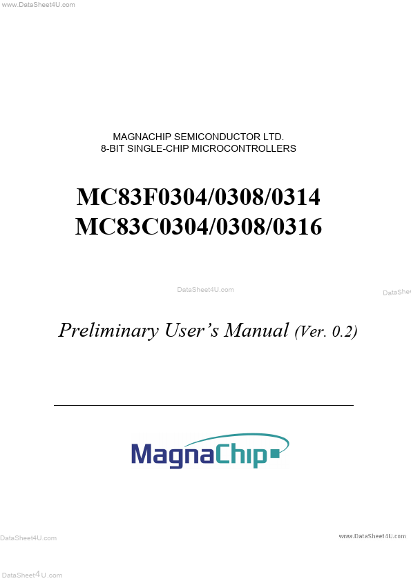 MC83C0304 MagnaChip Semiconductor