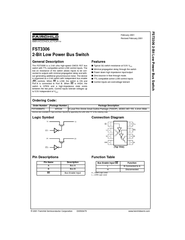 <?=FST3306MTC?> डेटा पत्रक पीडीएफ