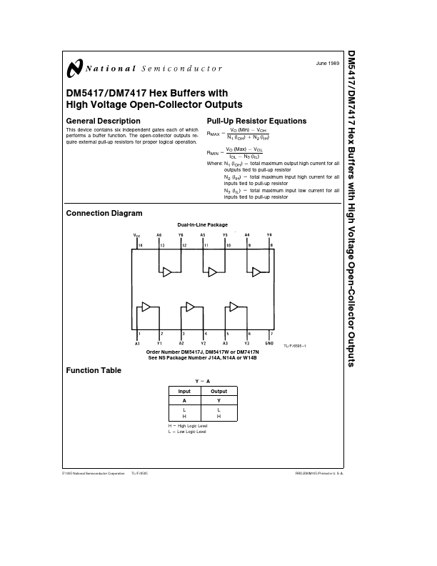DM5417 National Semiconductor