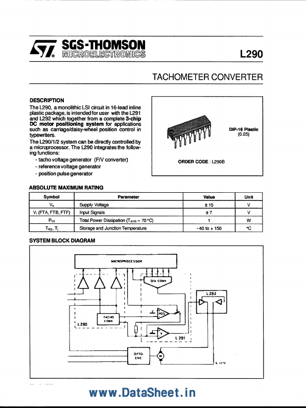 L290 STMicroelectronics
