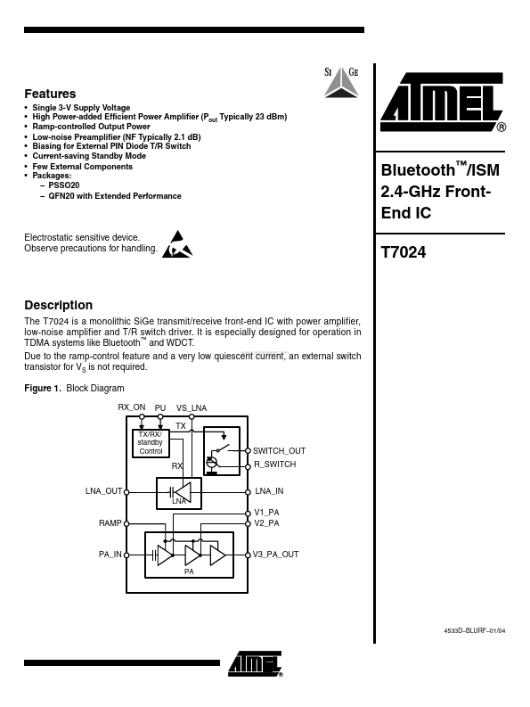 T7024 ATMEL Corporation