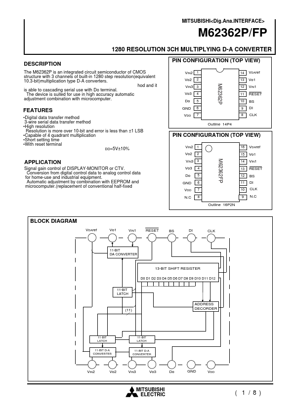 M62362FP Mitsubishi