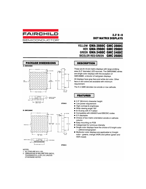 GMC2688C Fairchild Semiconductor