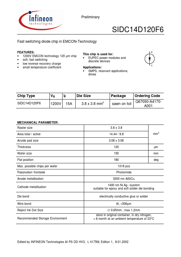 SIDC14D120F6