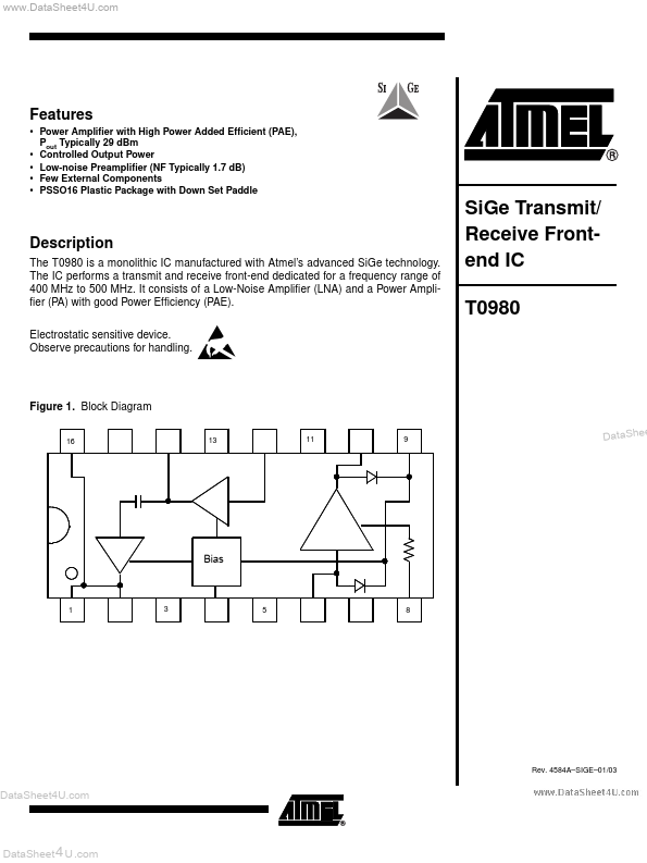 T0980 ATMEL Corporation