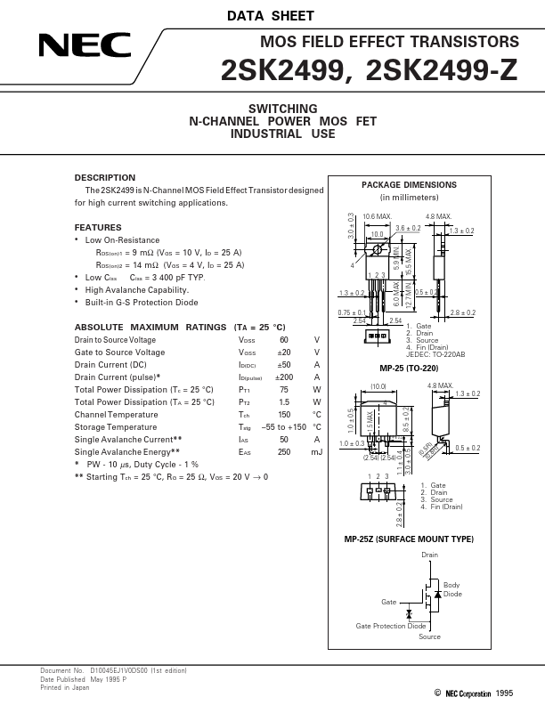 2SK2499 NEC