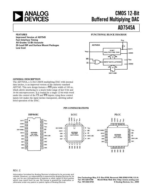 AD7545A Analog Devices