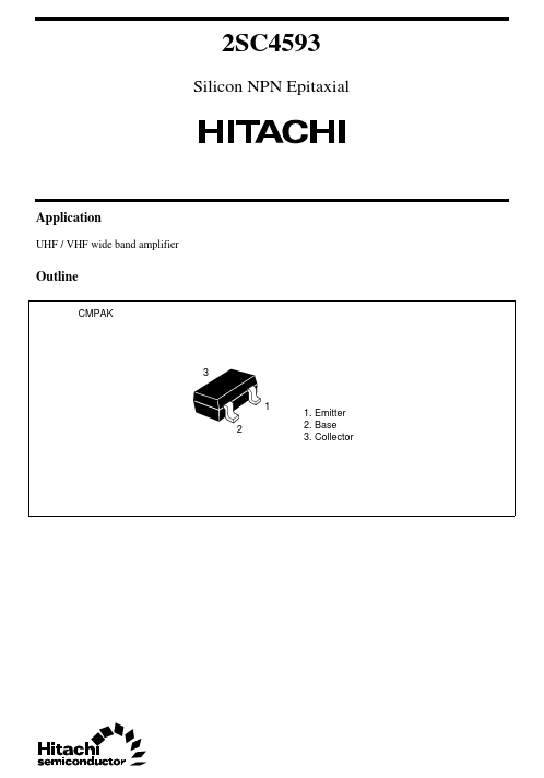 2SC4593 Hitachi Semiconductor