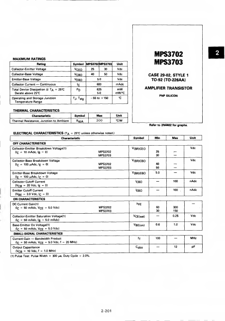 <?=MPS3702?> डेटा पत्रक पीडीएफ