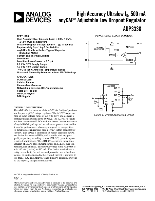 ADP3336 Analog Devices