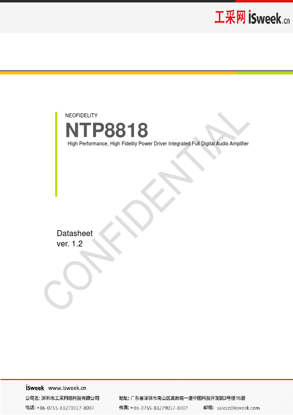 NTP-8818 NeoFidelity