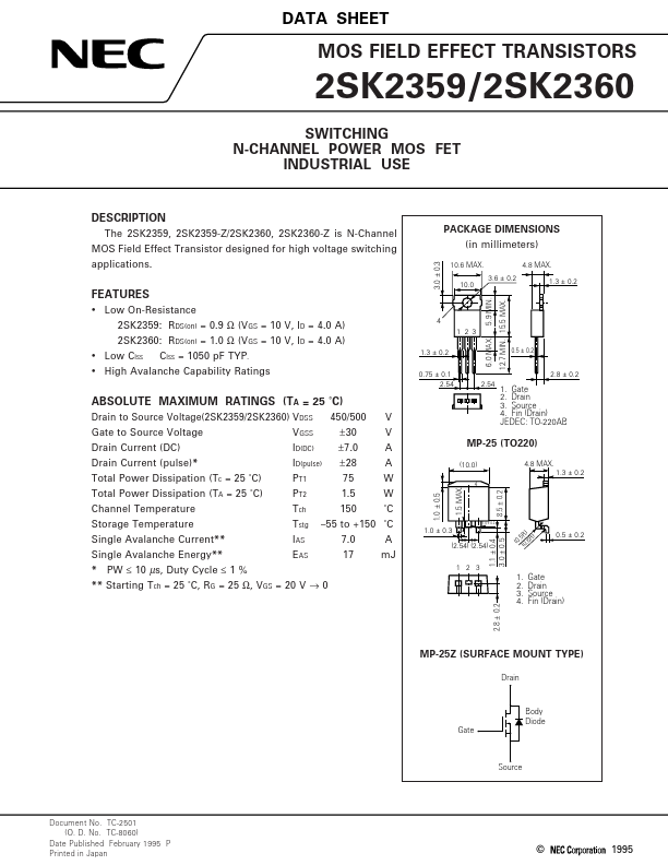 2SK2359 NEC