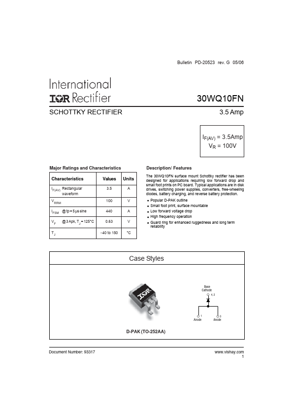 30WQ10FN International Rectifier