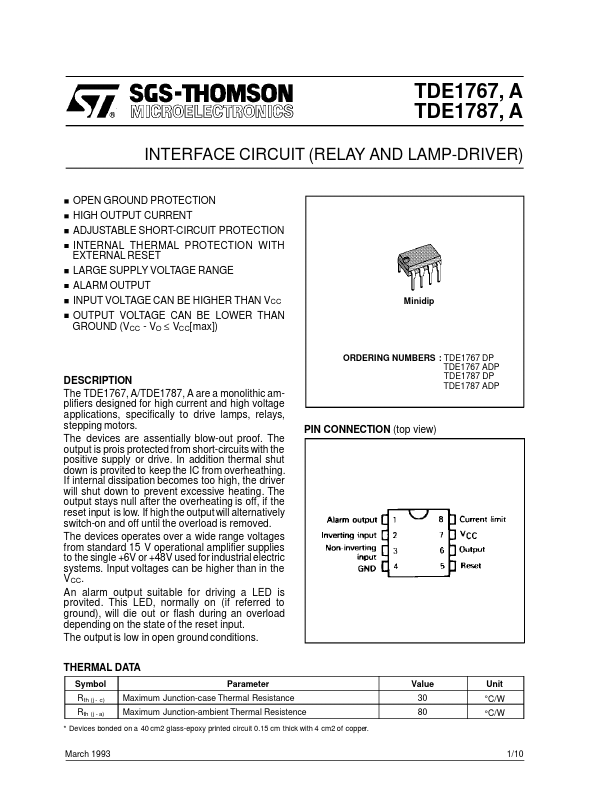 TDE1787A ST Microelectronics