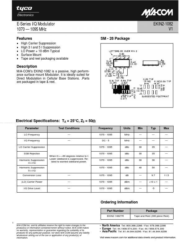 <?=EKIN2-1082?> डेटा पत्रक पीडीएफ