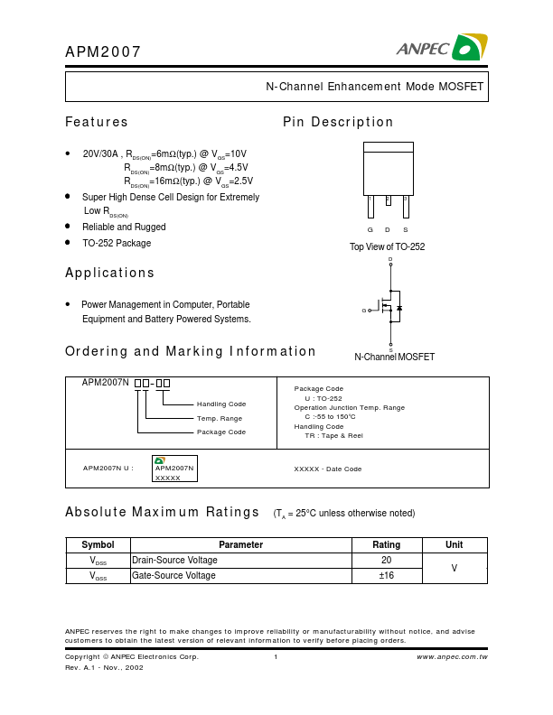 APM2007