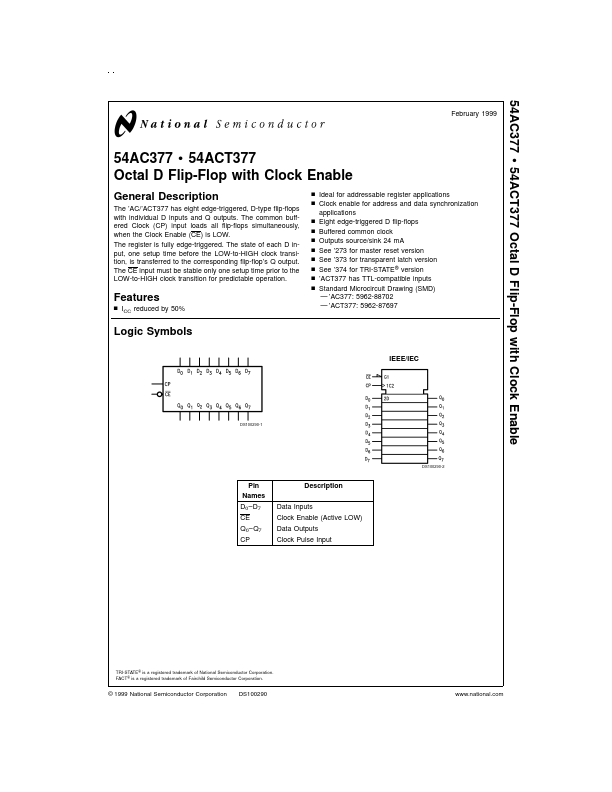 54ACT377 National Semiconductor