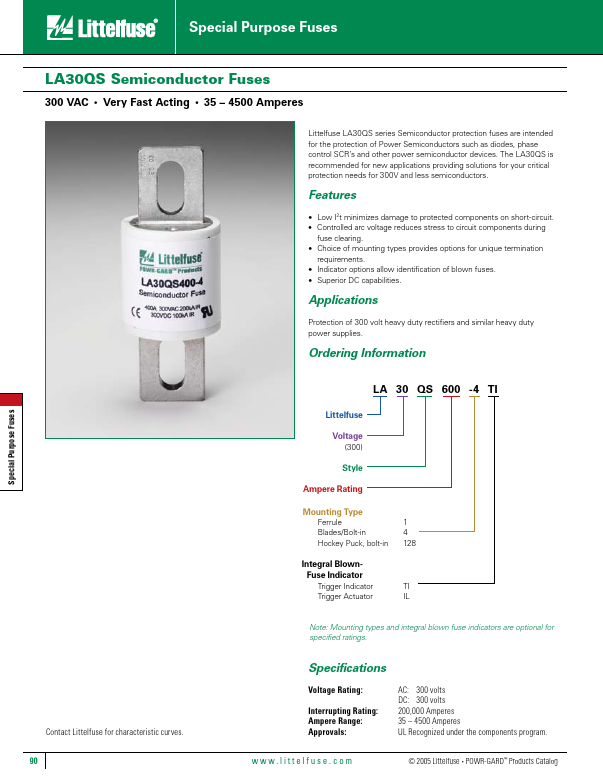 LA30QS600-4IL Littelfuse