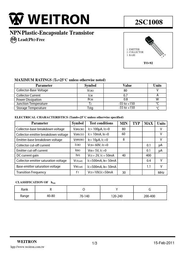 C1008 Weitron